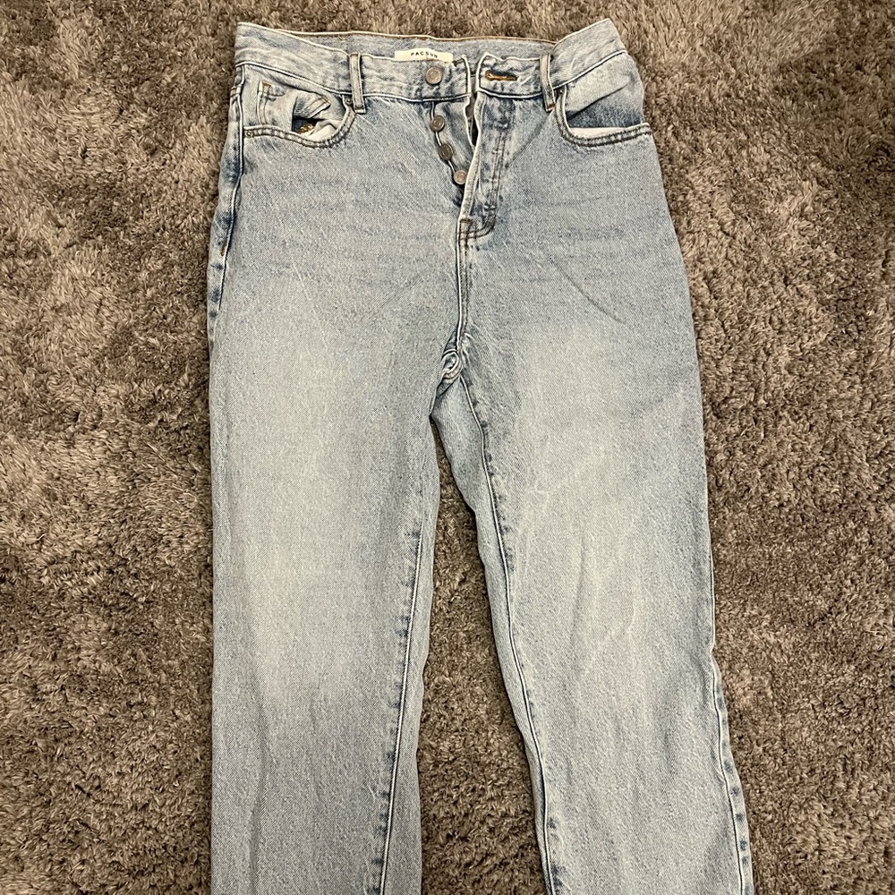 High Rise Straight jeans